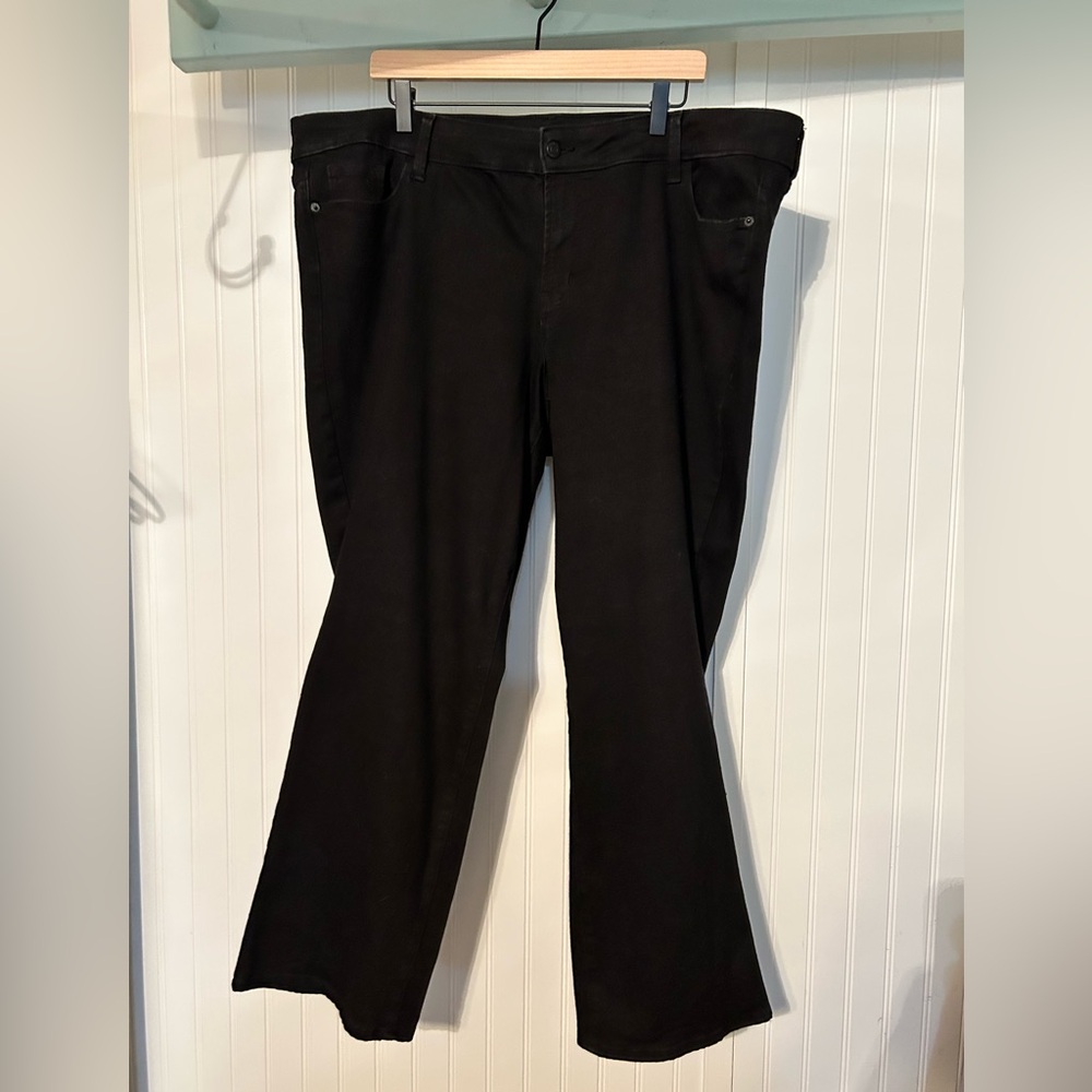 Old Navy Black Kicker Boot-Cut Jeans